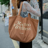 Wellness Brown Tote Bag